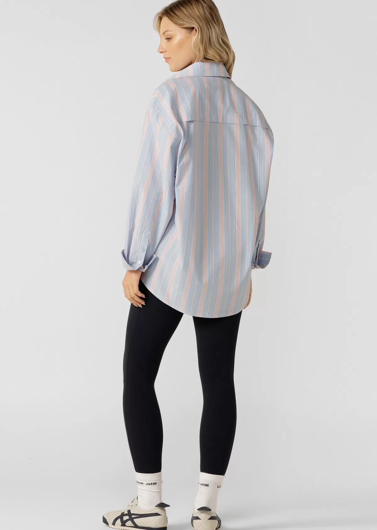 Lorna Jane Tops & Tees | Long Sleeve Tops*Love Lounge Stripe Shirt BlueMultiStripe