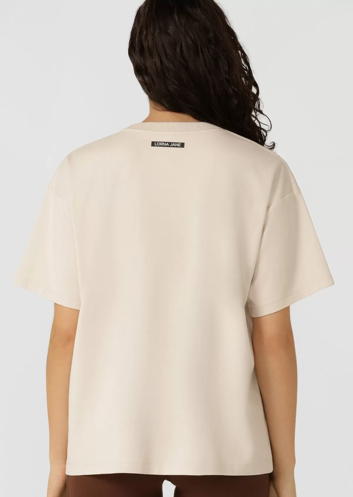 Lorna Jane Tops & Tees*Mirage Boyfriend T-Shirt Ivory