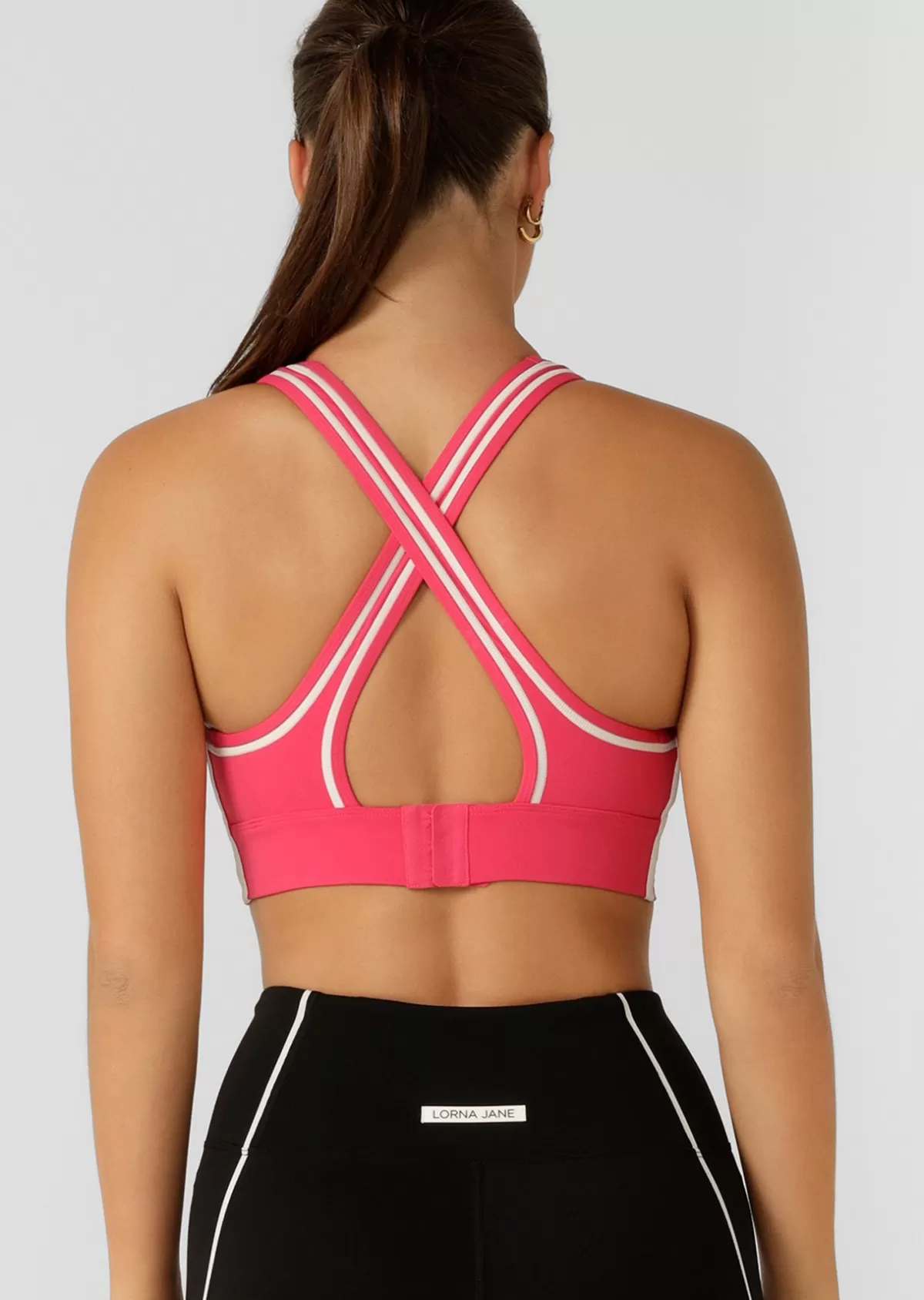 Lorna Jane Sports Bras*Night Runner Sports Bra NeonRaspberry