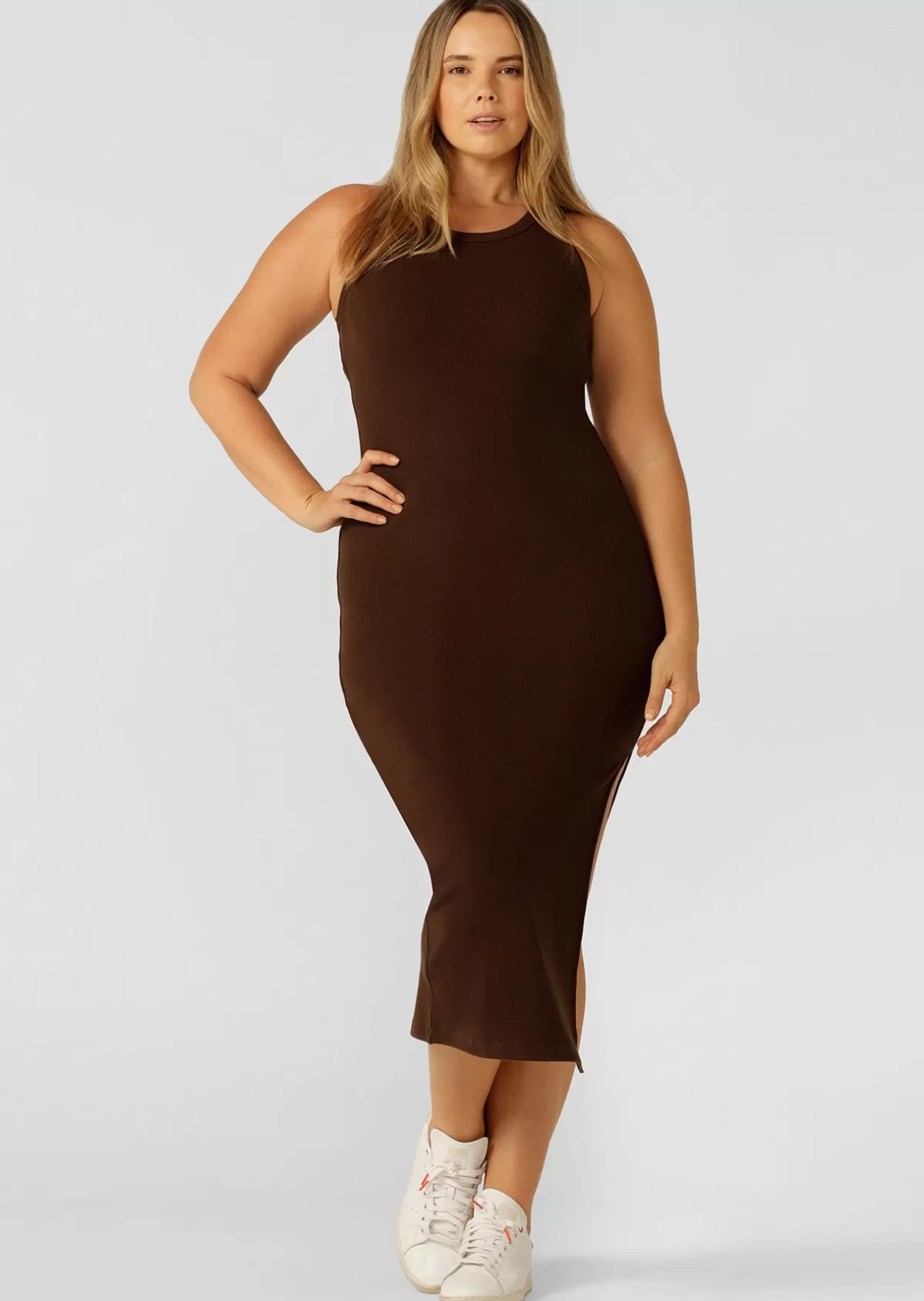 Lorna Jane Dresses & Skirts*On The Move Maxi Dress Espresso