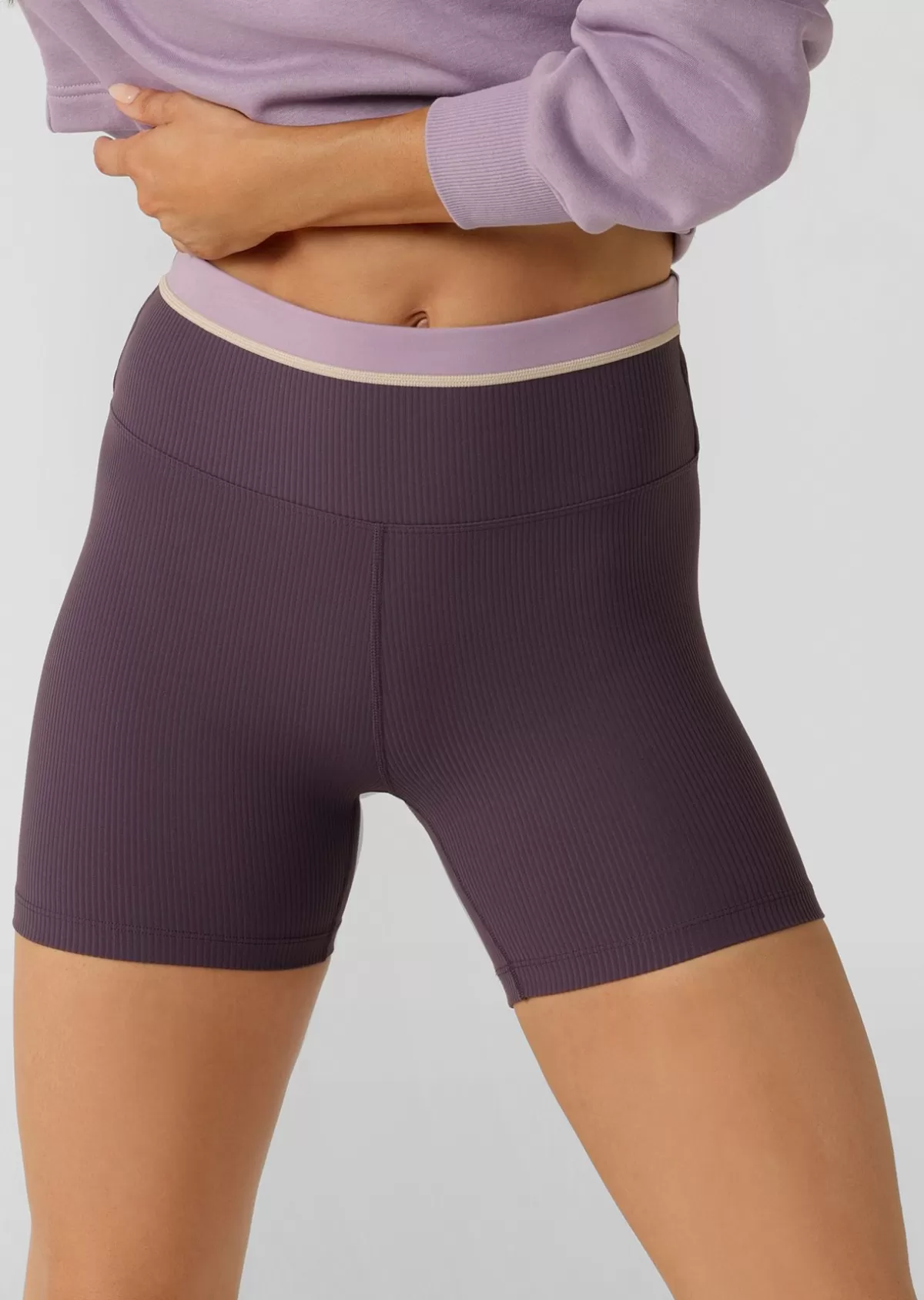 Lorna Jane Shorts | Bike Shorts*Perfect Practice Rib 12Cm Bike Short MidnightPlum