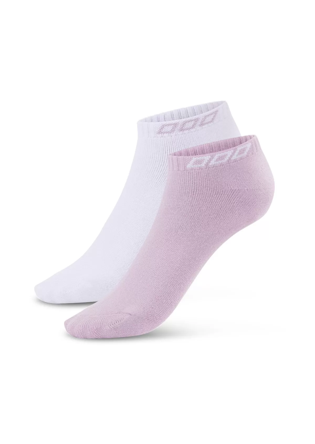 Lorna Jane Accessories*2PK Iconic Socks PaleOrchidLilac&White