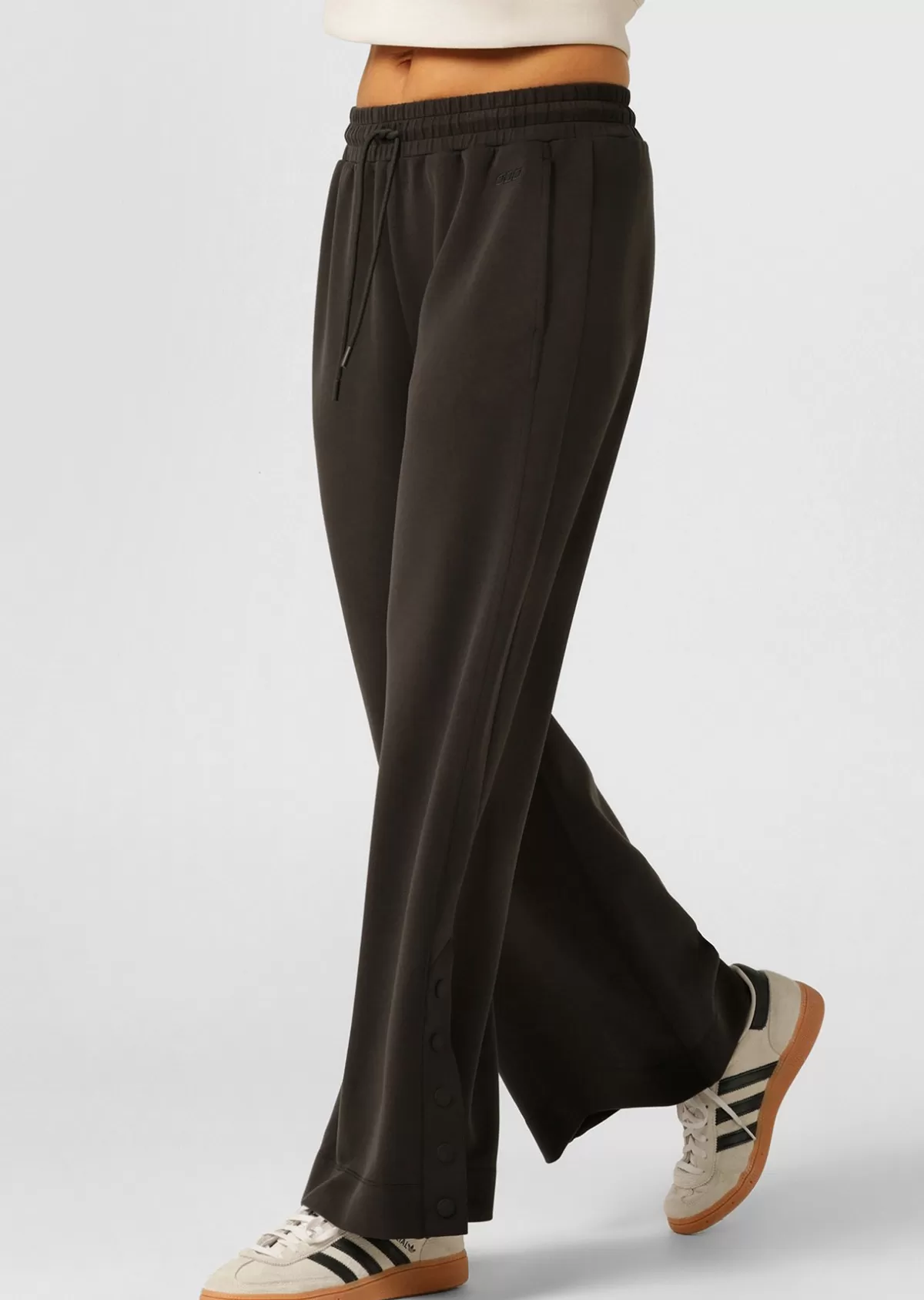 Lorna Jane Pants*Post Practice Wide Leg Pant WashedBlack