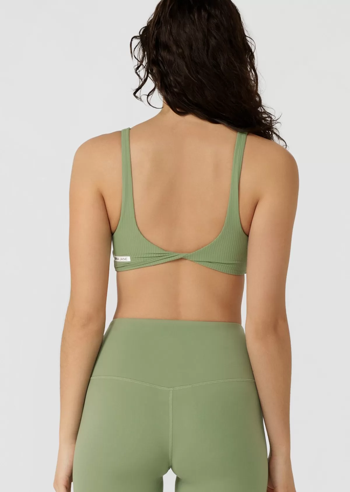 Lorna Jane Sports Bras*Reform Rib Sports Bra GreenGoodness