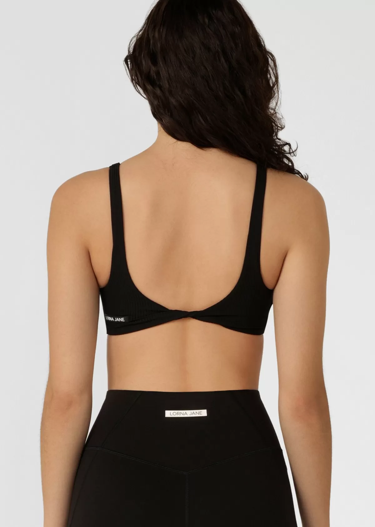 Lorna Jane Sports Bras*Reform Rib Sports Bra Black