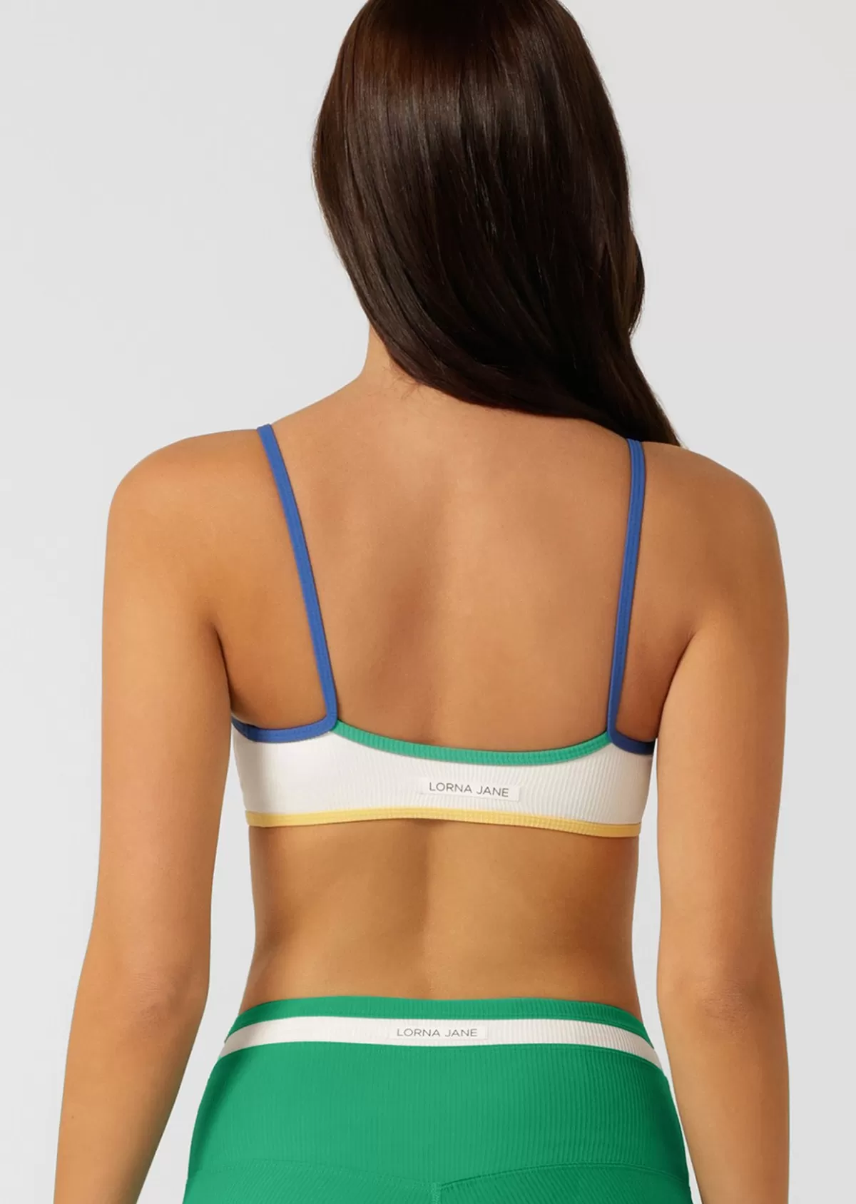 Lorna Jane Swimwear | Sports Bras*Retro Rib Swim Sports Bra Porcelain