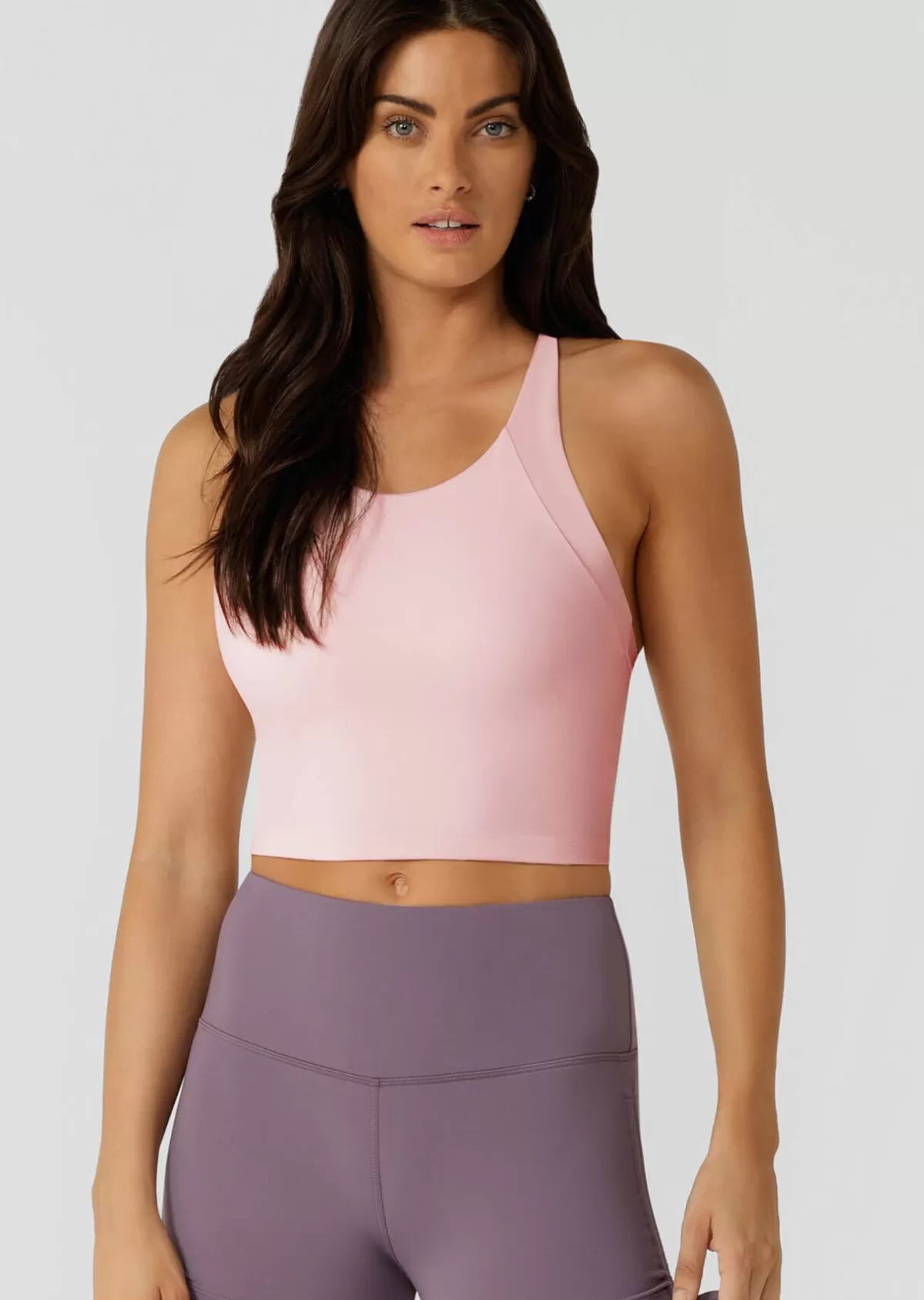 Lorna Jane Tanks | Bra Tank Combo*Rewind Tank Bra Combo PalePeony