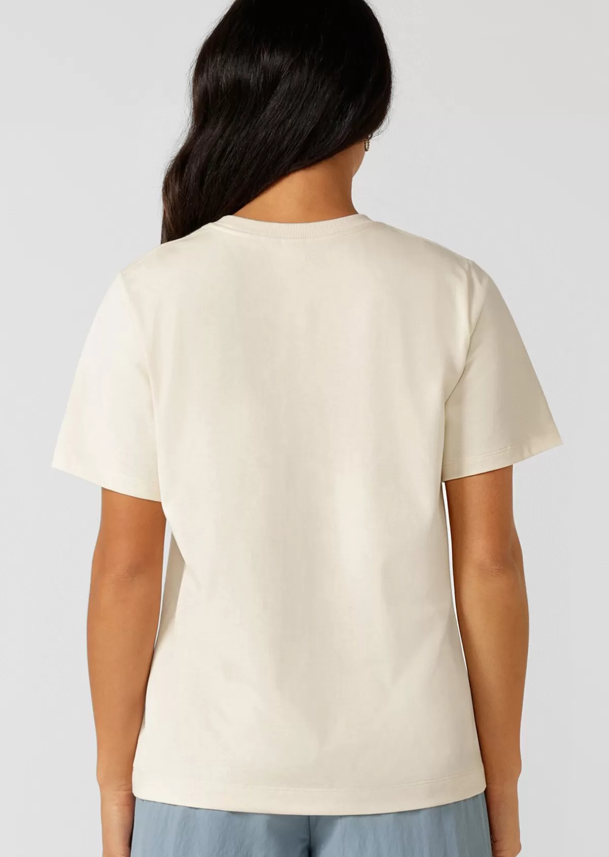 Lorna Jane Tops & Tees*Rodeo Relaxed T-Shirt Cream