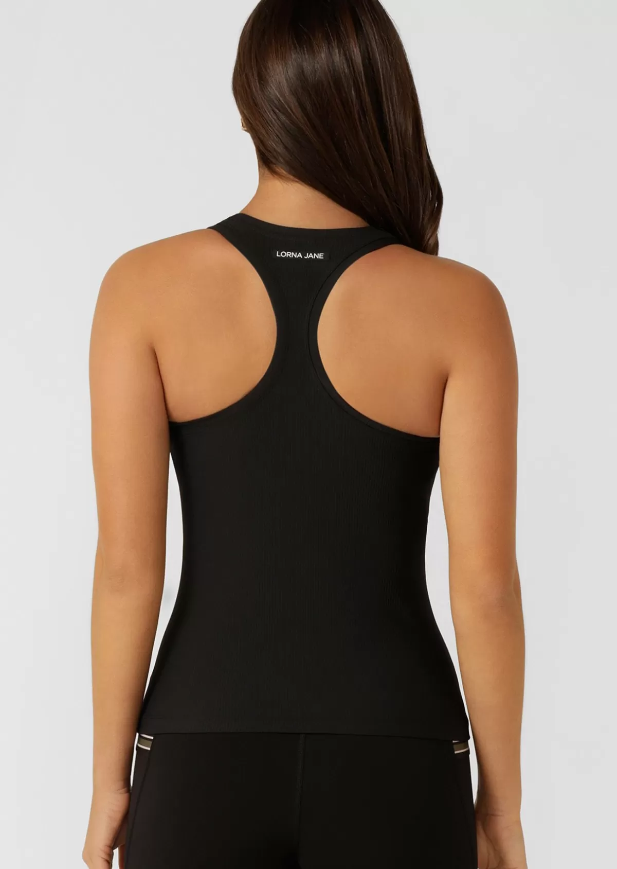 Lorna Jane Tanks*Speed Circuit Active Rib Tank Black