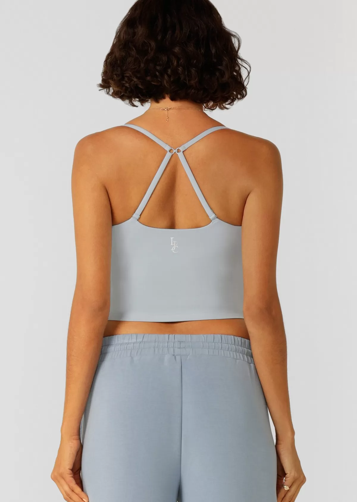 Lorna Jane Tanks | Sports Bras*Sweet Thing Cropped Bra Tank Combo LightGlacierBlue