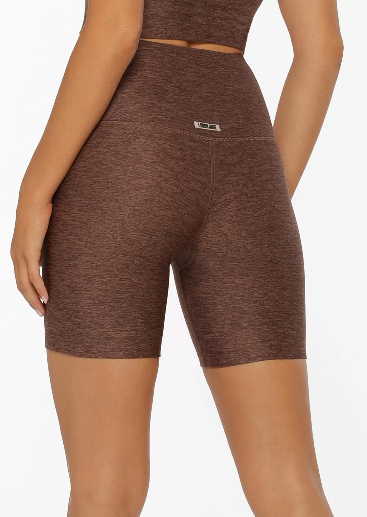 Lorna Jane Thermal*Thermo Tech High Fold Bike Short ChocolateMarlPrint