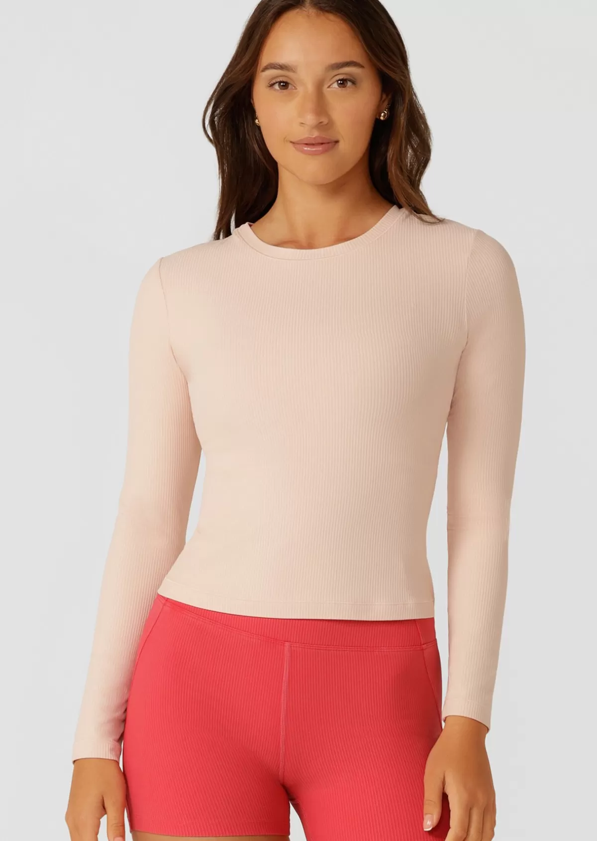 Lorna Jane Tops & Tees | Long Sleeve Tops*Ultimate Comfort Long Sleeve Rib Top DarkDustyPink