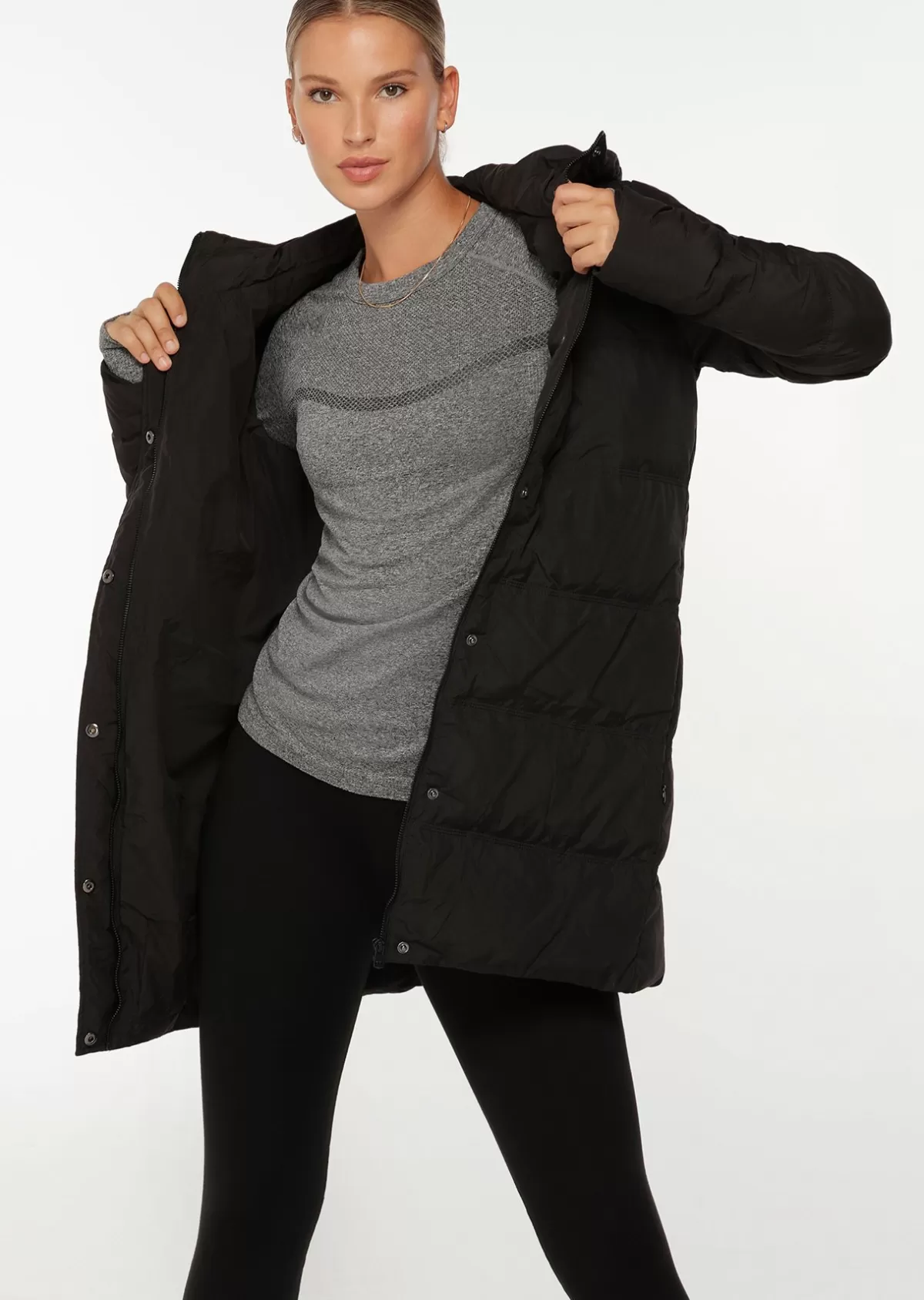 Lorna Jane Thermal*Ultra Lite Down Jacket Black