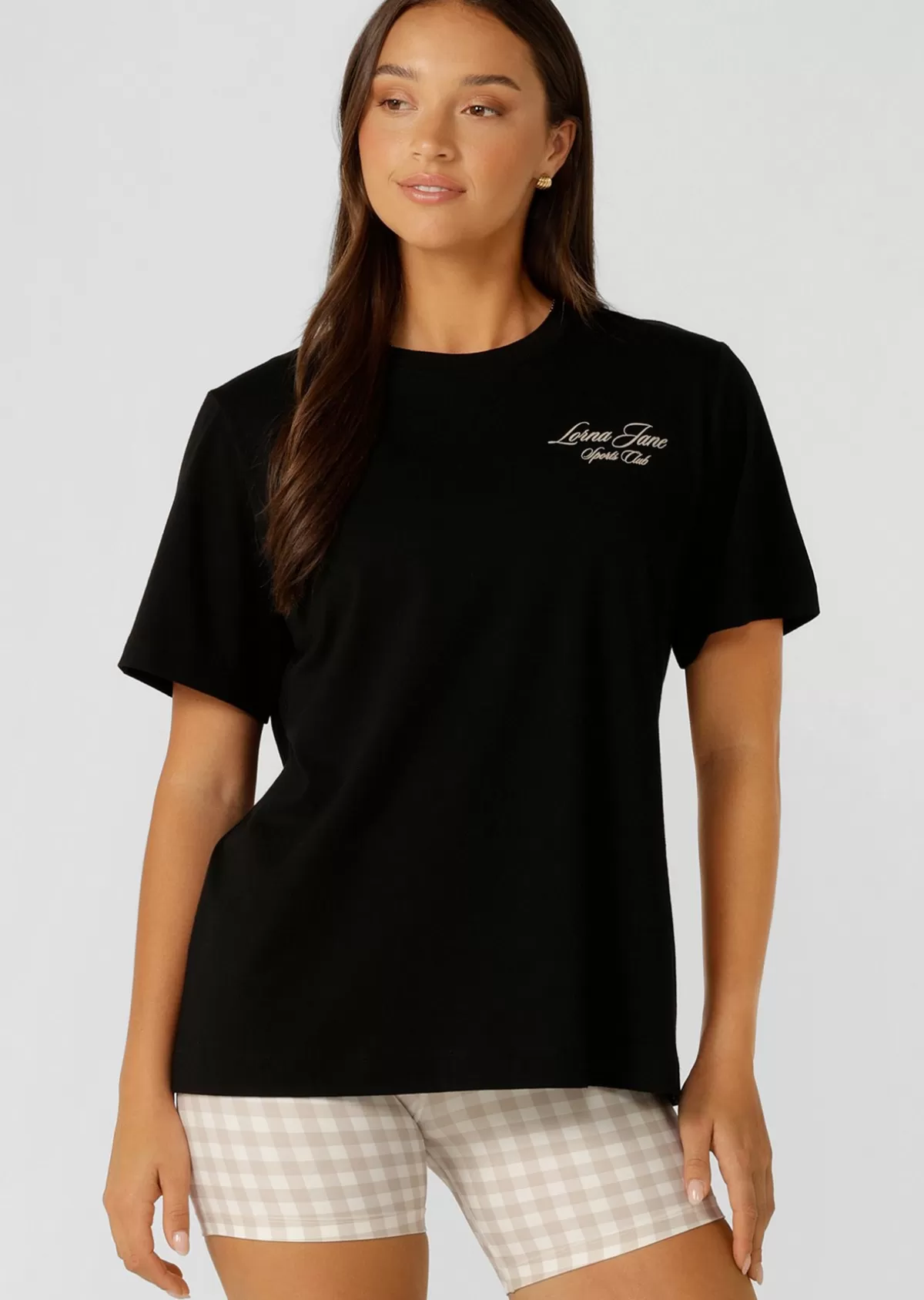 Lorna Jane Tops & Tees*Wellness Retreat Relaxed T-Shirt Black