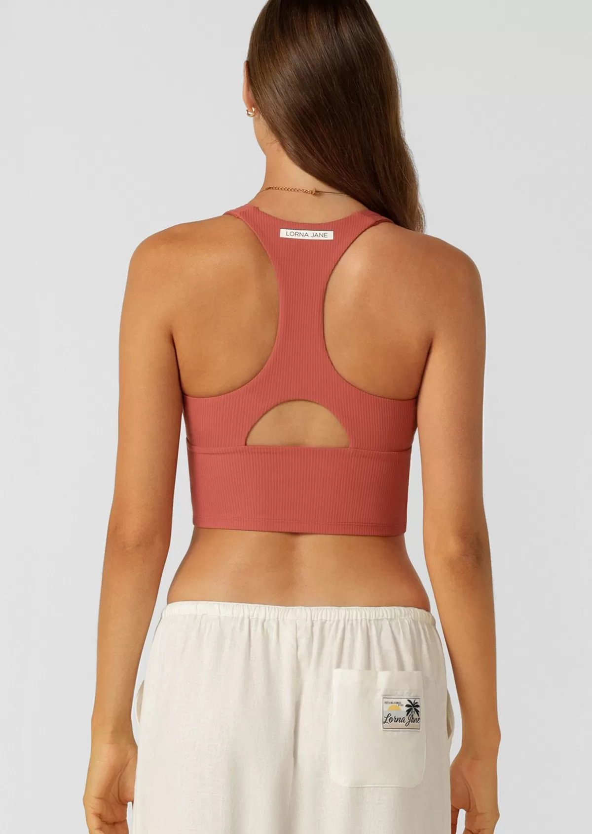 Lorna Jane Tanks | Bra Tank Combo*Willpower Bra Tank Combo Earth