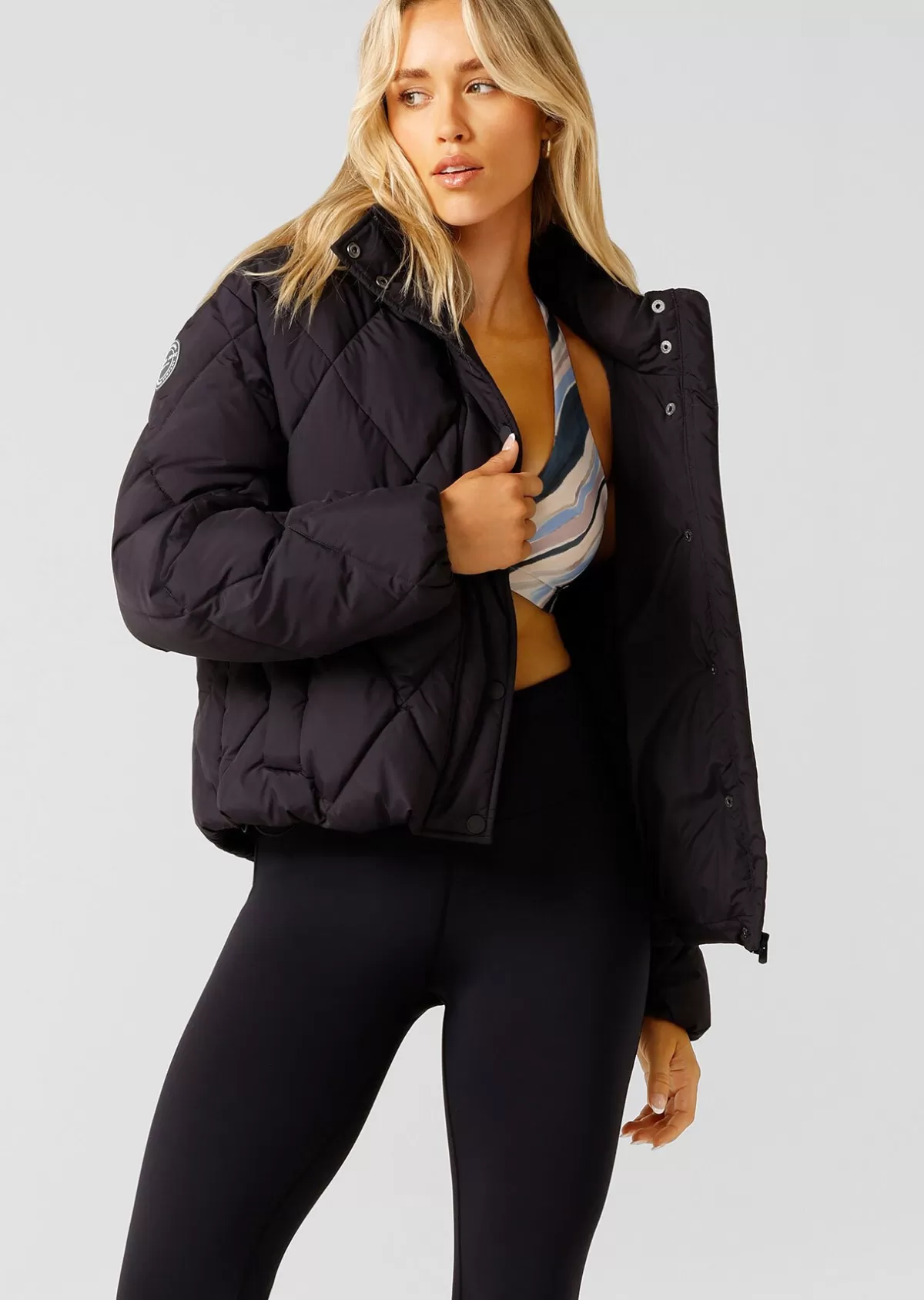 Lorna Jane Jackets, Hoodies And Sweats*Winter Warmth Recycled Puffer Jacket MidnightBlue